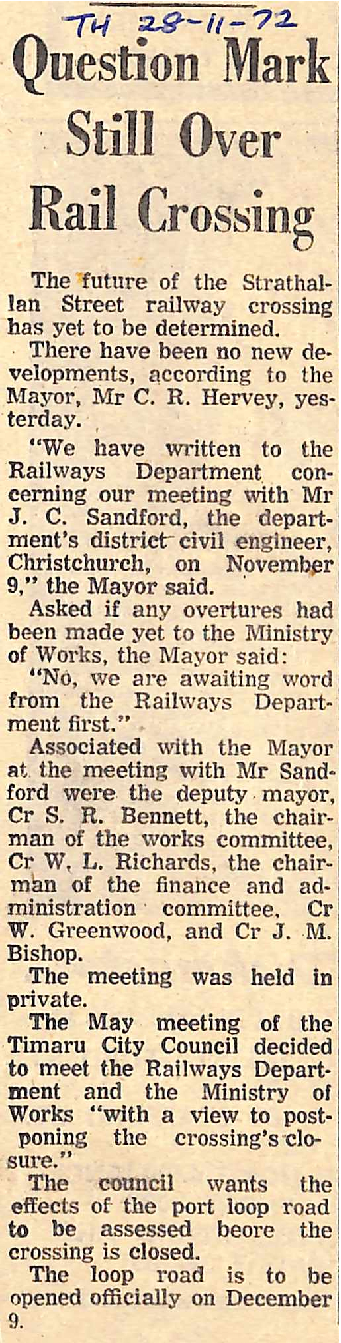 Question Mark Still Over Rail Crossing