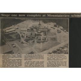 Stage one now complete at Mountainview School