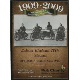 1909-2009 celebrating 100 years of motorcycling in South Canterbury