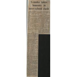 Temuka takes honours in inter-school clash