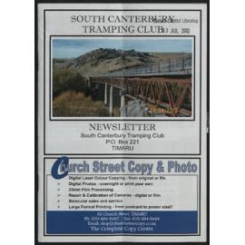 Jul 2012 South Canterbury Tramping Club newsletter