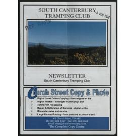 Aug 2012 South Canterbury Tramping Club newsletter