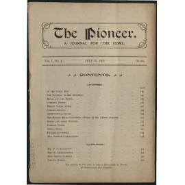 The Pioneer Vol 1 No 4 Jul 1905
