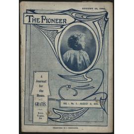 The Pioneer Vol 1 No 5 Aug 1905