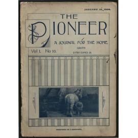 The Pioneer Vol 1 No 10 Jan 1906