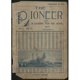 The Pioneer Vol 1 No 11 Feb 1906