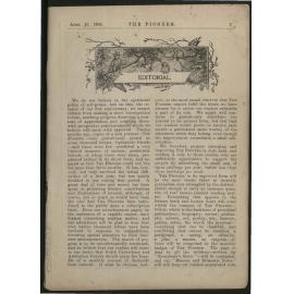 The Pioneer Vol 2 No 1 Apr 1906