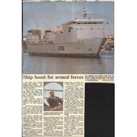 Ship boost for armed forces