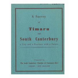 A Survey of Timaru and South Canterbury: a City and a Province with a Future