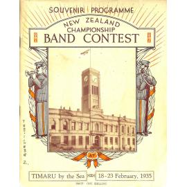 Souvenir Programme New Zealand Championship Band Contest: Timaru by the Sea 18-23 February 1935