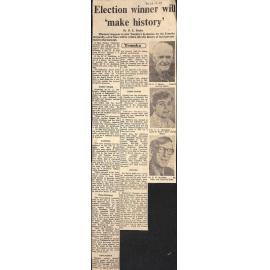 Election winner will 'make history'