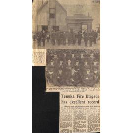 Temuka Fire Brigade has excellent record