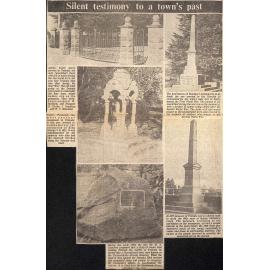 Silent testimony to a town's past