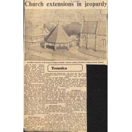 Church extensions in jeopardy