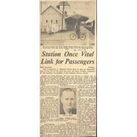 Station Once Vital Link for Passengers