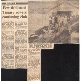 Few dedicated rowers continuing club