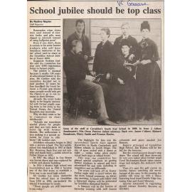 School jubilee should be top class