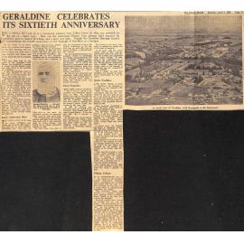 Geraldine Celebrates Its Sixtieth Anniversary