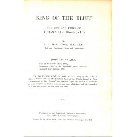 King of the Bluff : the life and times of Tuhawaiki ("Bloody Jack") 