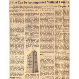 A Century With Morrison's of Geraldine: Chapter 5 - Little Can be Accomplished Without Loyalty