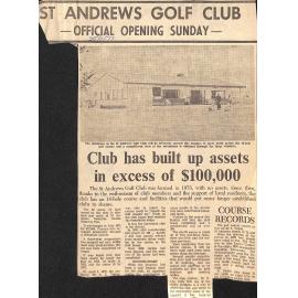 St Andrews Golf Club - Official Opening Sunday 
