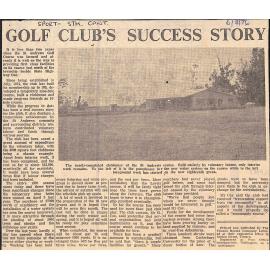 Golf Club's Success Story 