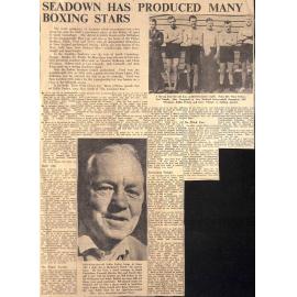 Seadown Has Produced Many Boxing Stars
