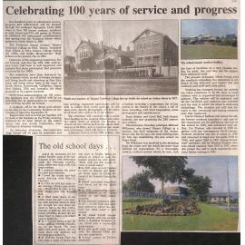 Timaru College/Mountainview High School Jubilee: Celebrating 100 years of service and progress