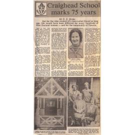 Craighead School marks 75 years