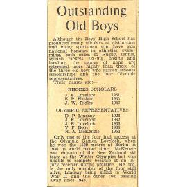 Outstanding Old Boys