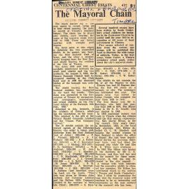 Centennial Chest Essays: The Mayoral Chain