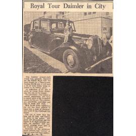 Royal Tour Daimler in City