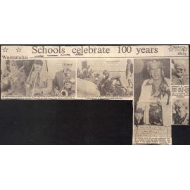 Schools celebrate 100 years, Waimataitai