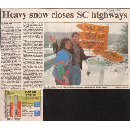 Heavy snow closes SC highways