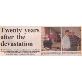 Twenty years after the devastation