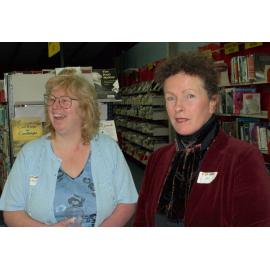 Library staff members at the reunion