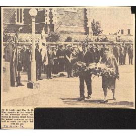 Seafarers service at the Benvenue memorial