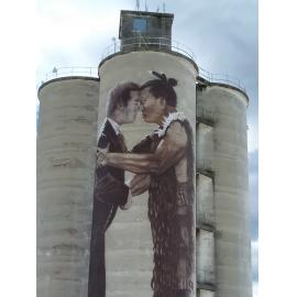 Waimate Grain Silo murals, Te Huruhuru and Michael Studholme