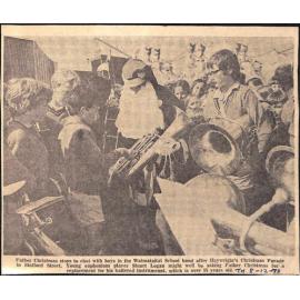Waimataitai School Band at Hayright's Christmas Parade