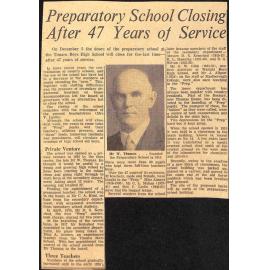Preparatory School Closing After 47 Years of Service