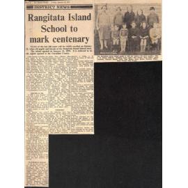 Rangitata Island School to mark centenary