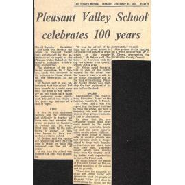 Pleasant Valley School celebrates 100 years