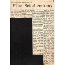 Hilton School centenary
