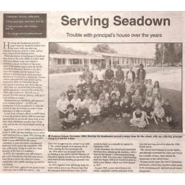 Serving Seadown: Trouble with principal's house over the years