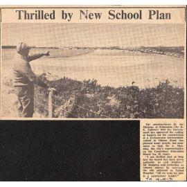 Thrilled by New School Plan