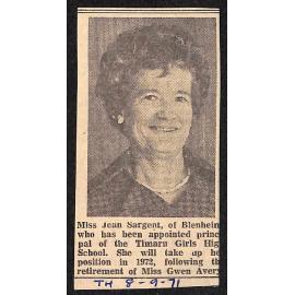 New TGHS principal appointed