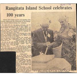 Rangitata Island School celebrates 100 years