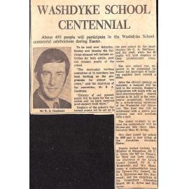 Washdyke School Centennial