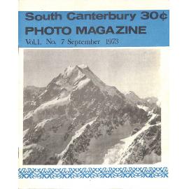 South Canterbury Photo Magazine Vol 1 No 7 September 1973