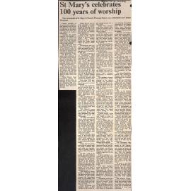 St Mary's celebrates 100 years of worship